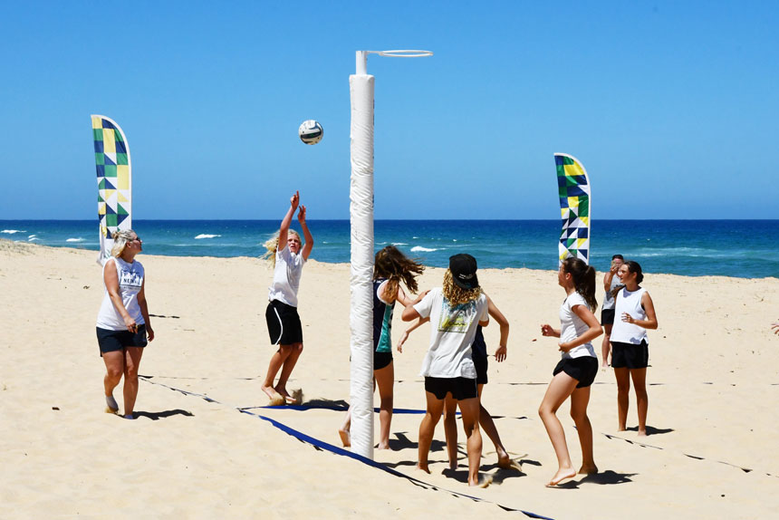  Beach netball this weekend